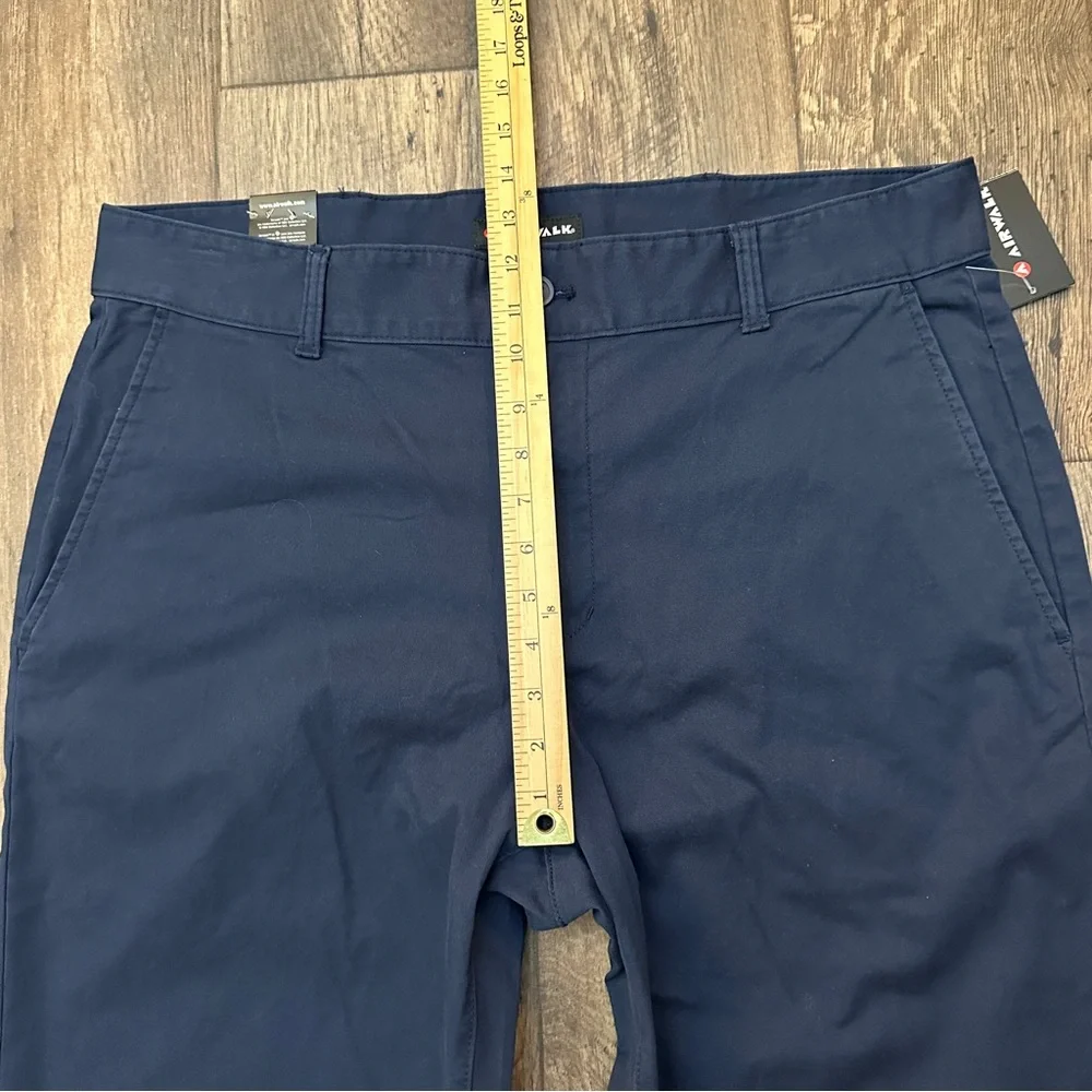 Airwalk Stay Fast Chino Cotton Pants Mens Size 38x32 Blue Marine